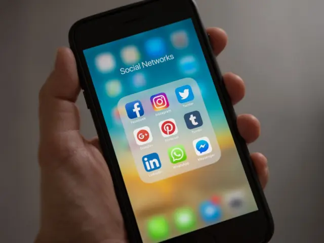 Smartphone on a desk